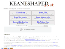 Tablet Screenshot of keaneshaped.co.uk